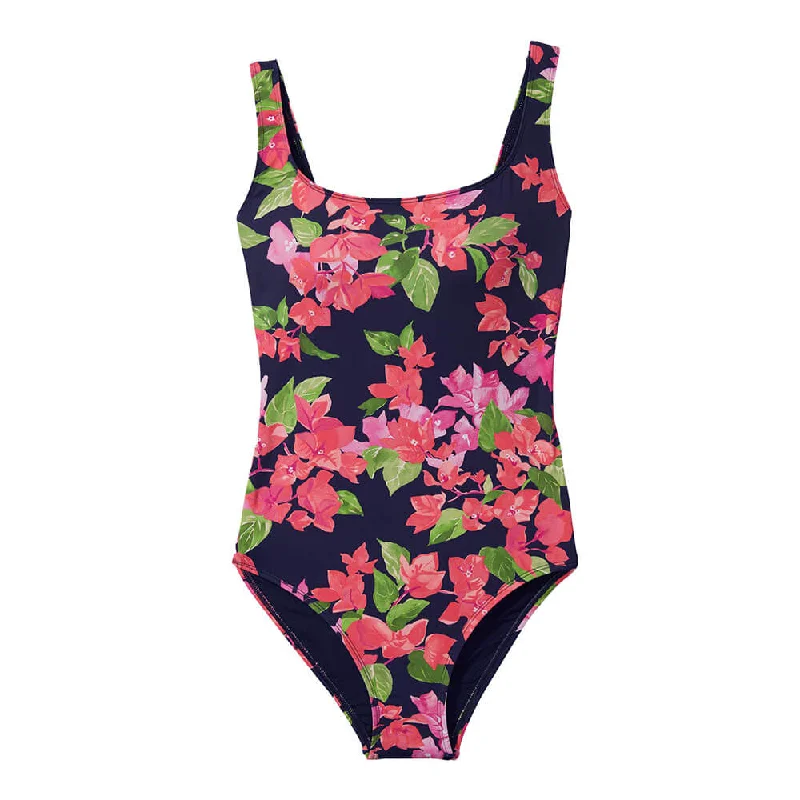 Tommy Bahama Womens Bougainvillea Tank One Piece Swimsuit - Mare Navy*