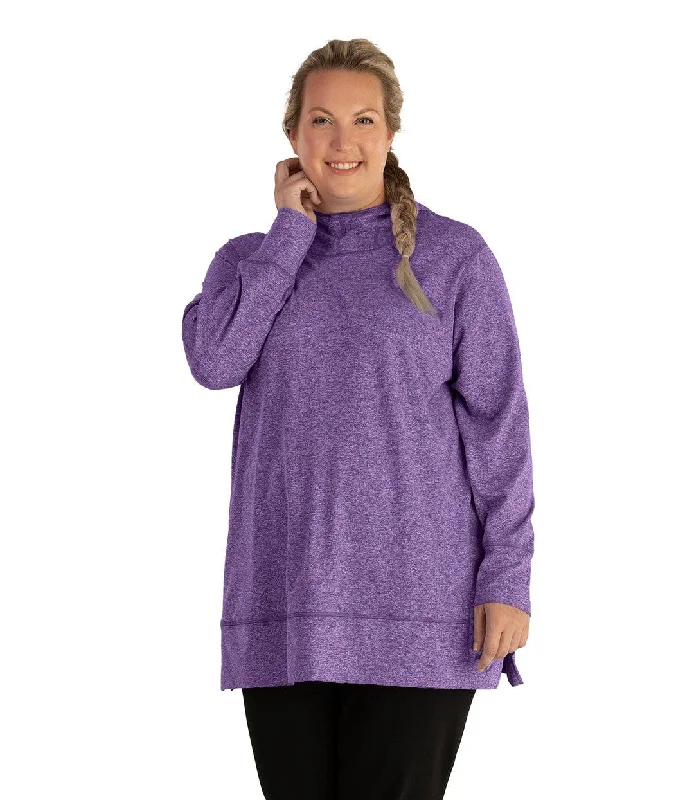 women's long sleeve tops with zippered closuresSoftWik Long Sleeve Hoodie Limited Edition Colors