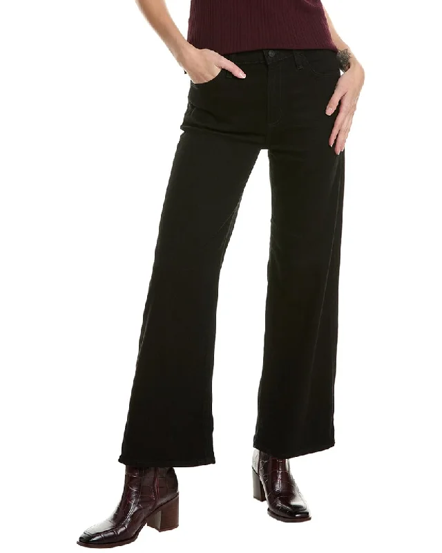 women's denim jeans with lace trimwomen's denim jeans with lace trimHUDSON Jeans Rosalie Black Rinse High-Rise Wide Leg Ankle Jean