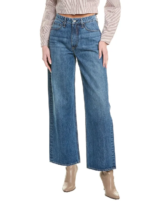 women's denim jeans with elastanewomen's denim jeans with elastanerag & bone Lori Mid-Rise Medium Wash Wide Leg Jean