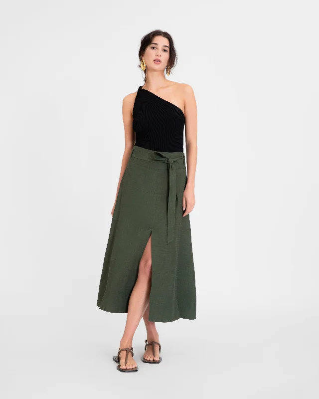 women's tulip skirtsLinen Hudson Skirt