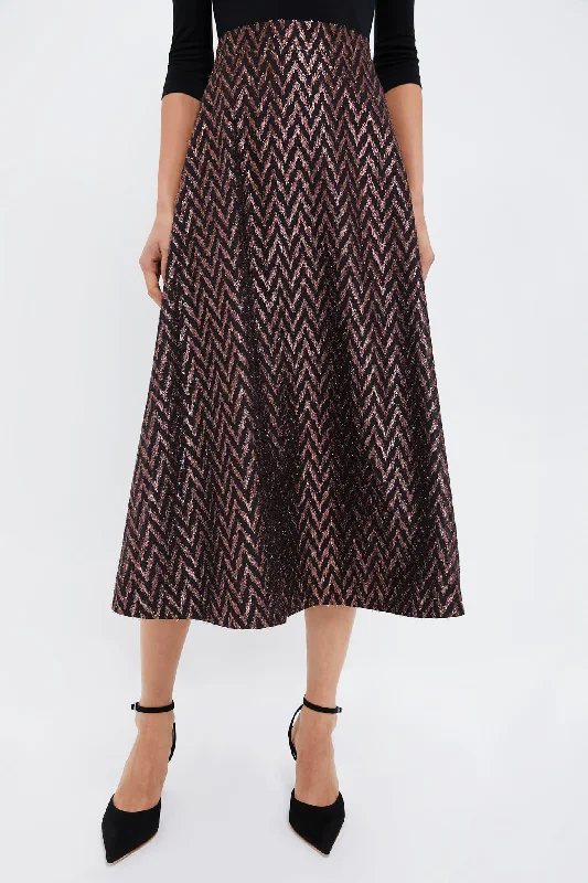 women's A-line skirtsMetallic Ikat Sierra Skirt