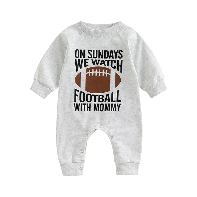 women's jumpsuits for formal eventsON SUNDAYS WE WATCH FOOTBALL Jumpsuit