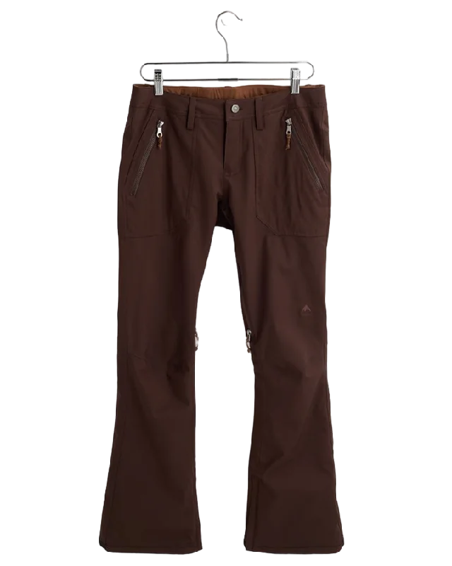 women's striped pantsBurton Vida Womens Pant - Seal Brown - 2022