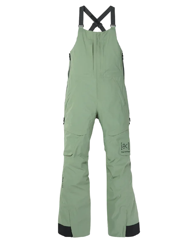 women's elastic waist pantsBurton Women's [ak]® Kimmy Gore-Tex 2L Bib Snow Pants - Hedge Green