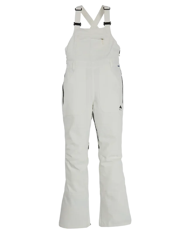 women's cool pantsBurton Women's Avalon Stretch 2L Bib Snow Pants - Stout White