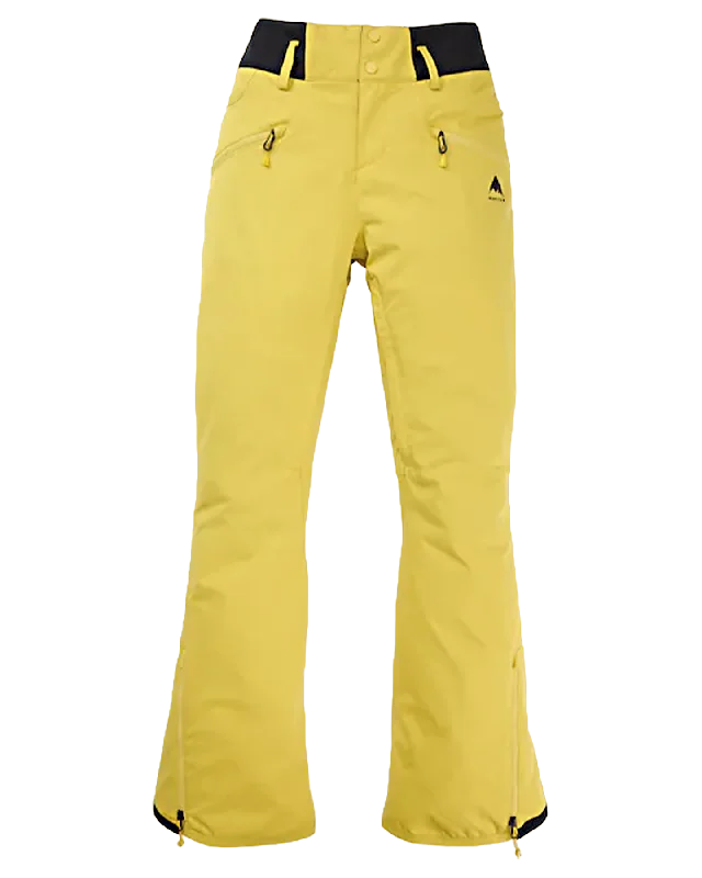 women's sustainable pantsBurton Women's Marcy High Rise Stretch 2L Snow Pants - Sulfur