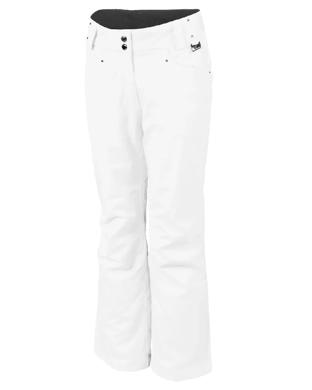 women's wedding pantsKarbon Pearl II Short Diamond Tech Women's Snow Pants - Arctic White