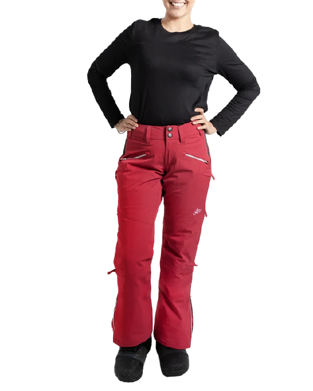 women's plus-size pantsNobody's Princess Mila Women's Snow Pant Regular - Raspberry