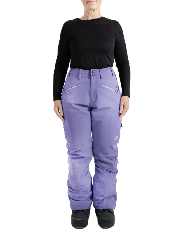 women's warm pantsNobody's Princess Zali Women's Snow Pant Short - Violet