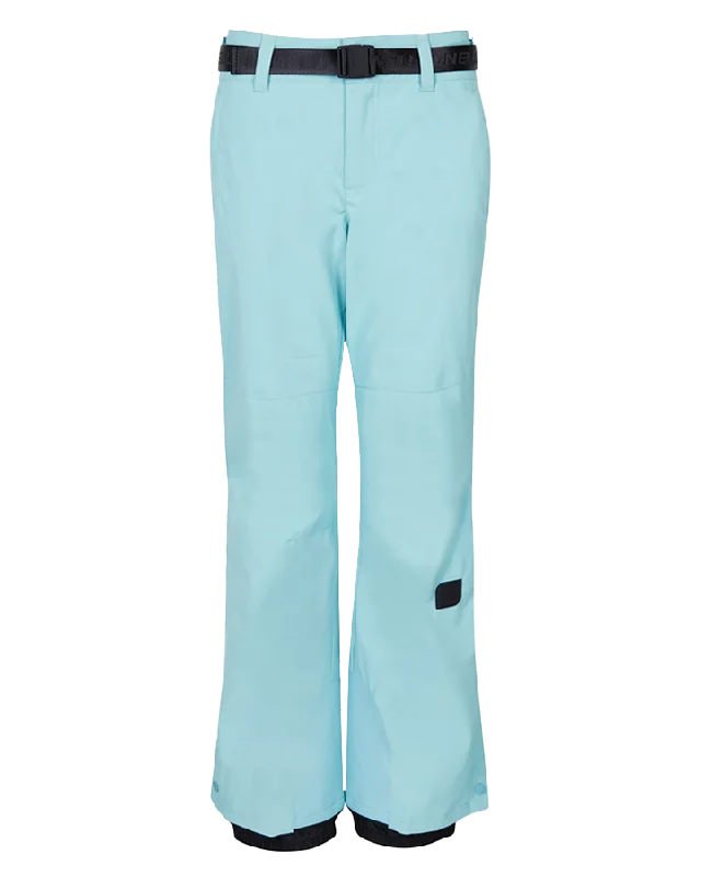 women's casual pantsO'Neill Star Slim Womens Snow Pants - Aqua Sea - 2023