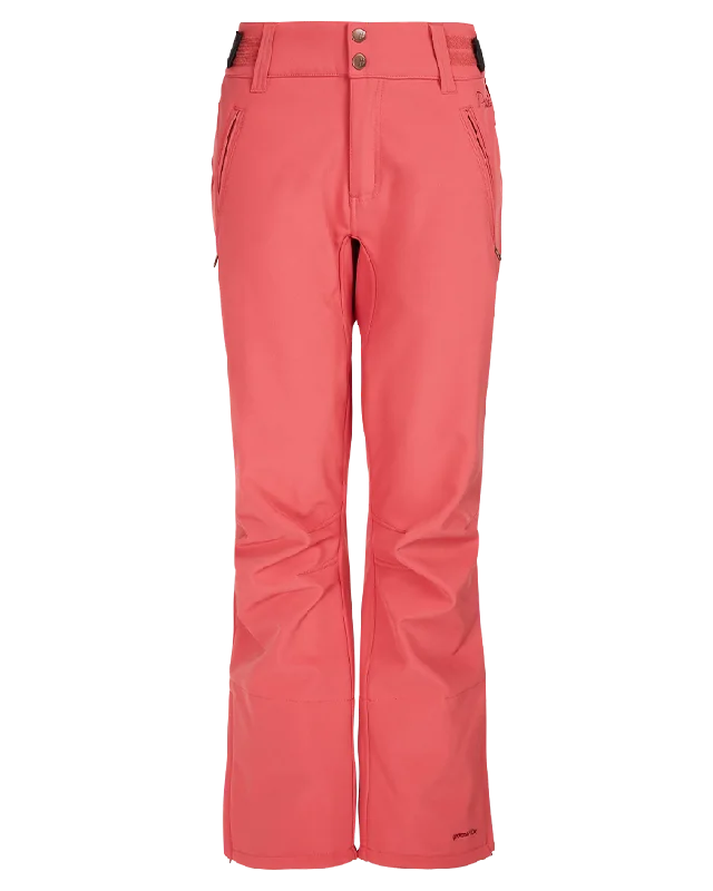 women's relaxed-fit pantsProtest Lole Womens Softshell Snow Pants - Rusticrust - 2023