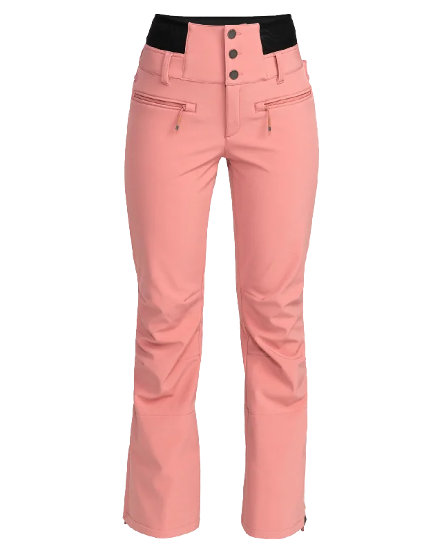 women's cargo pantsRoxy Women's Rising High Technical Snow Pants - Dusty Rose