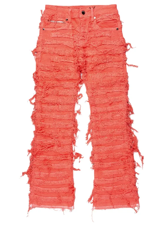 women's tall pantsGirls Bliss Coral Stacked Flare Jean