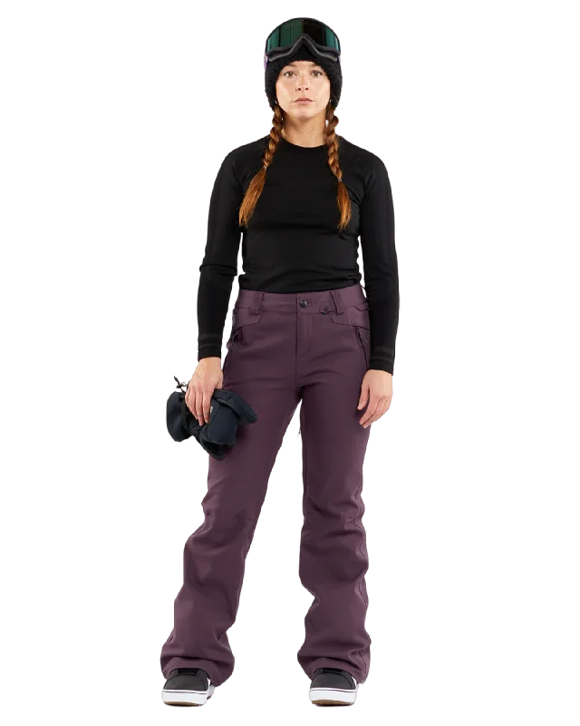 women's polyester pantsVolcom Species Stretch Pant - Blackberry