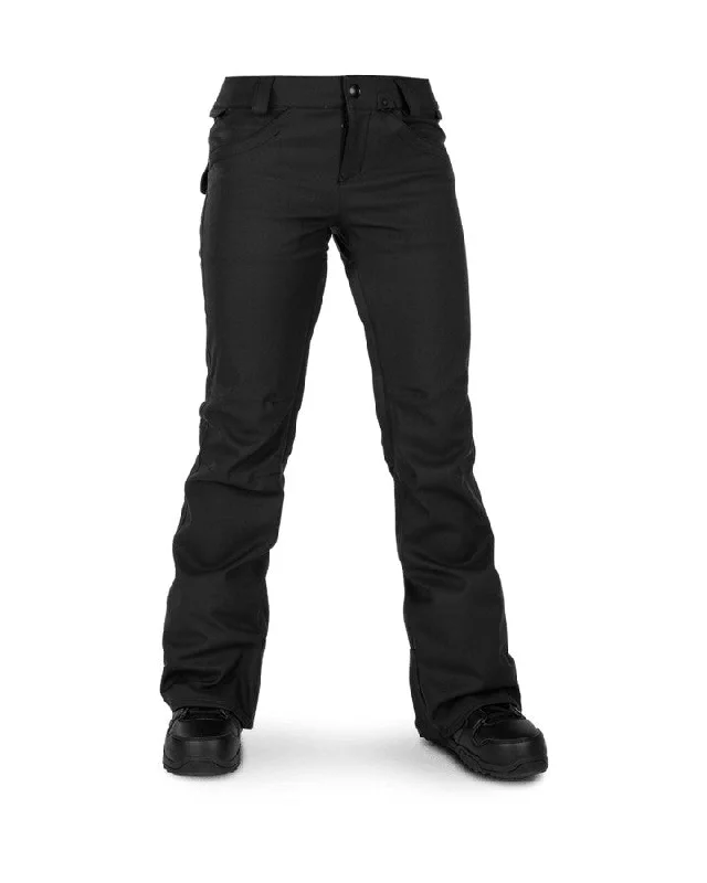 women's timeless pantsVolcom Womens Species Stretch Pant - Black - 2022 (L)