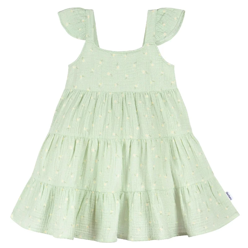 women's handmade dresseswomen's handmade dressesToddler Girls Pick-A-Daisy Tiered Cotton Gauze Dress