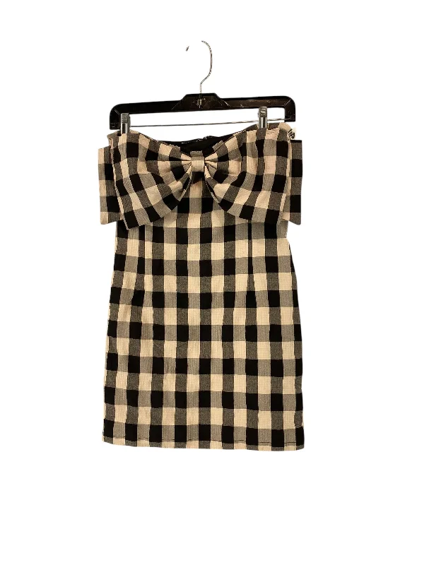 women's limited-edition dresseswomen's limited-edition dressesDress Casual Short By Tcec In Plaid Pattern, Size: S