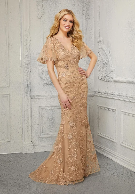 Formal Dress for Winter WeddingsMGNY Madeline Gardner New York 72413 Long Formal Dress