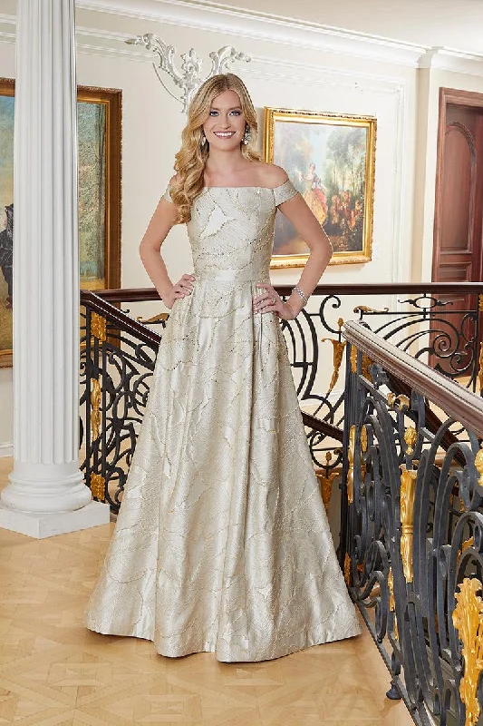 Formal Dress for Historical ReenactmentsMGNY Madeline Gardner New York  72712 Long Formal Dress