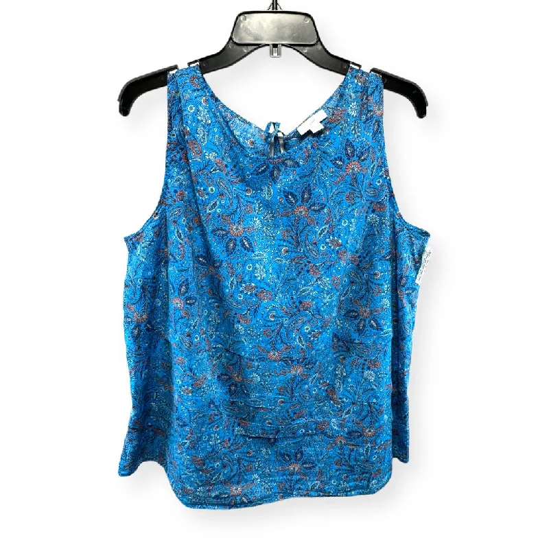 women's tops for those who want to create outfits that are both trendy and timelessPaisley Print Top Sleeveless J. Jill, Size 2x