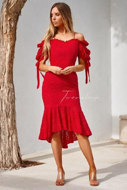 women's casual Friday dresseswomen's casual Friday dressesParker Dress - Red