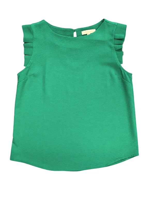 women's tops for those who value both quality and affordabilityTop Sleeveless Basic By Monteau In Green, Size: L