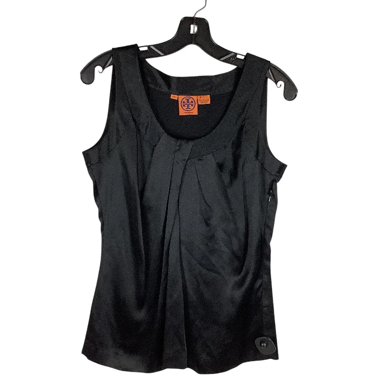 women's tops for those who love bold and vibrant colorsTop Sleeveless Basic By Tory Burch In Black, Size: 6