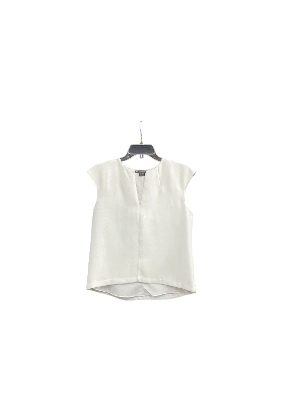 women's tops with unique designsTop Sleeveless By Armani Exchange In White, Size: Xs