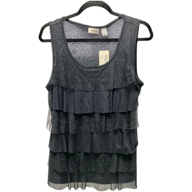 women's tops for fashion-conscious professionalsTop Sleeveless By Chicos In Black, Size: M