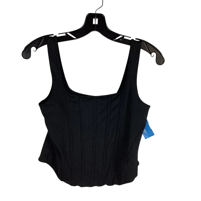 women's tops with asymmetrical designsTop Sleeveless By Express In Black, Size: M