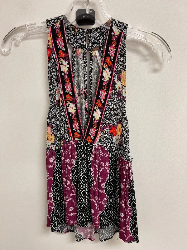 women's tops for those who want to stay on top of the latest fashion trends and wear pieces that are both stylish and on-trendTop Sleeveless By Free People In Floral Print, Size: Xs