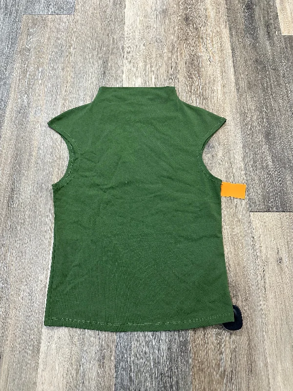 women's tops for picnics in the parkTop Sleeveless By J. Crew In Green, Size: S