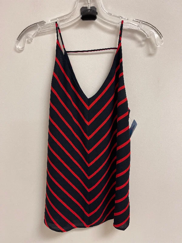 women's tops for those who want to wear pieces that are both comfortable and stylishTop Sleeveless By Loft In Blue & Red, Size: Xs