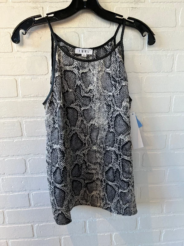 women's tops for those who want to wear pieces that are both comfortable and stylishTop Sleeveless By Thml In Black & Grey, Size: S