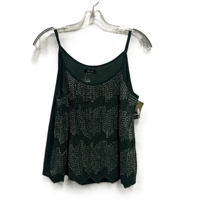 women's tops for vintage fashion enthusiastsTop Sleeveless By verty In Green, Size: M