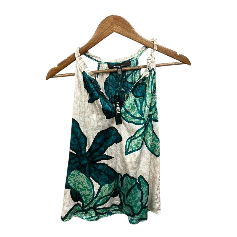 women's tops for those who love to mix and match prints and patternsTop Sleeveless By White House Black Market In Floral Print, Size: Xs