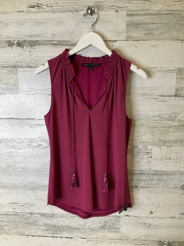 women's tops for creating capsule wardrobesTop Sleeveless By White House Black Market In Mauve, Size: S