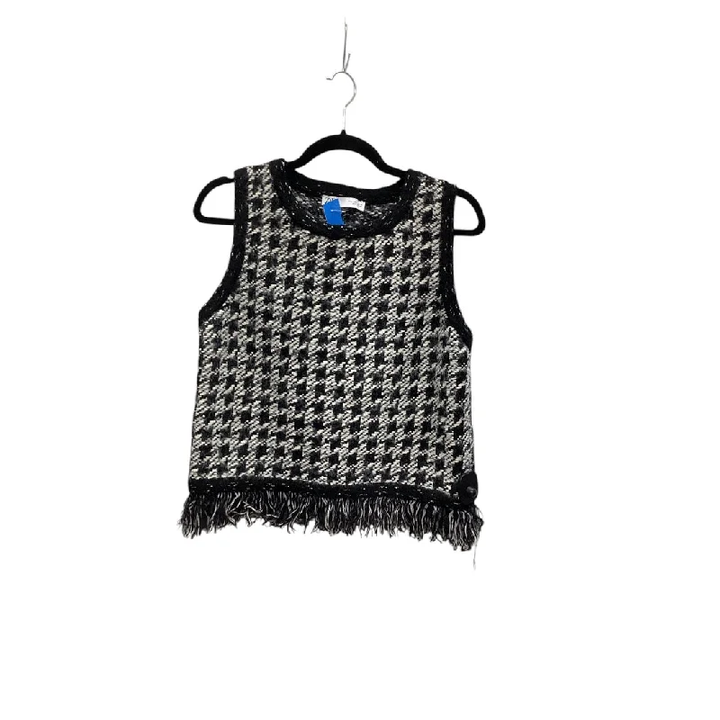 breathable women's tops for summerTop Sleeveless By Zara In Black, Size: L