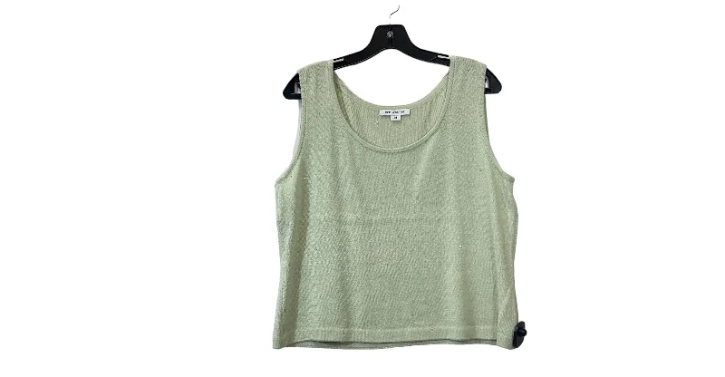 women's tops for those who want to stay on top of the latest fashion trends and wear pieces that are both stylish and on-trendTop Sleeveless Designer By St John Collection  Size: L