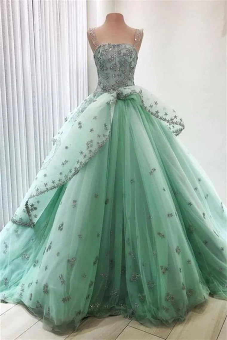 prom dresses for summerModest Ball Gown Lace Up Princess Prom Dresses Quinceanera Dresses