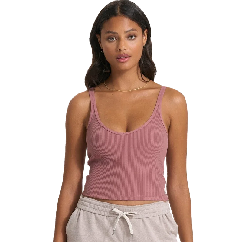 Women's Rib Crop Tank